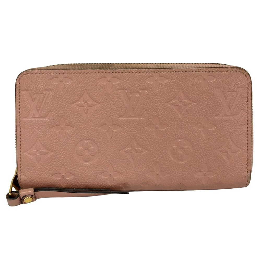 Louis Vuitton Zippy Wallet Monogram Empreinte Long Wallet M64090